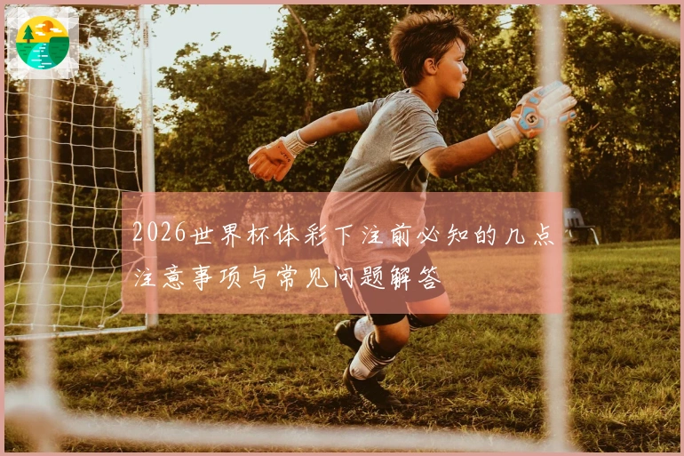 2026世界杯体彩下注前必知的几点注意事项与常见问题解答